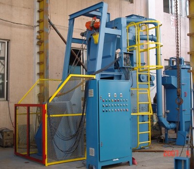 履带式除锈机 金属表面处理与热处理加工的关键环节